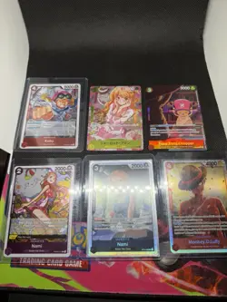 One Piece Card Lot Of 6 ENGLISH Tony Tony Chopper EB02-003 SR’s & More - Image 1
