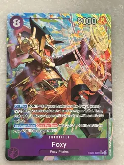 Foxy Alt Art EB04-036 OP14 Azure Sea Seven - One Piece TCG ENGLISH OP14 - Image 1