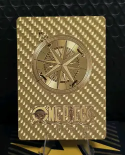 One Piece The SK Brook WANTED Gold Foil Fan Art Collector Card TCG - Image 2
