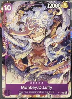 One Piece CCG - Monkey.D.Luffy (041) P-041 One Piece Promotion Cards Promo NM/M - Image 1