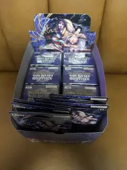 One Piece TCG The Azure Sea’s Seven Double Pack & Sleeved Booster Packs. Lot x12 - Image 3