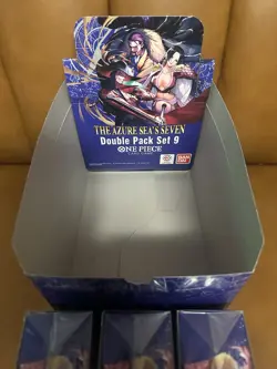 One Piece TCG The Azure Sea’s Seven Double Pack & Sleeved Booster Packs. Lot x12 - Image 4