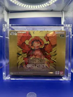 One Piece Premium Booster The Best PRB-01 Booster Box Factory Sealed w/Acrylic - Image 1