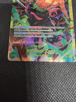 One Piece TCG-Roronoa Zoro OP06-118 Secret Rare-Wings of the Captain - Image 3