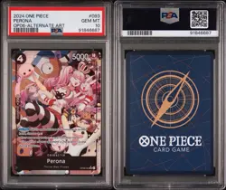 One Piece 2024 OP06 Wings of the Captain Perona Alternate Art #093 PSA 10 - Image 3
