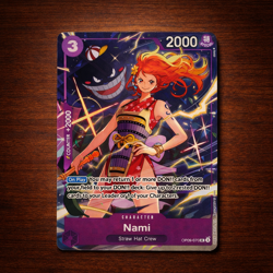 One Piece Nami OP09-070 English Promo Art Premium Card Selection Vol 4 - Image 2