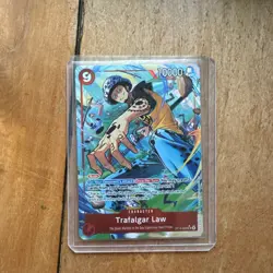 One Piece Trafalgar Law - OP14-009 Alt Art The Azure Sea's Seven Foil Eng Card - Image 1