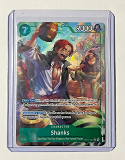 One Piece CCG Shanks OP14-027 Alternate Art R The Azure Sea's Seven English NM - Image 1