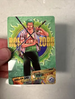 Roronoa Zoro No.02-06 ONE PIECE AR Carddass Card TCG Japanese 2011 - Image 1