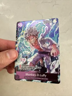 ONE PIECE CARD GAME MONKEY.D.LUFFY P-041 BANDAI CARD GAMES FEST 23-24 ENGLISH - Image 3