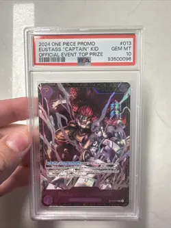 One Piece Eustass"Captain"Kid Regional Prize Top 32 - ST10-013 Promo - PSA 10 - Image 1