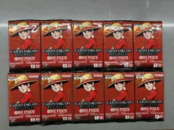 One Piece OP-13 SEALED Carrying on His Will Booster Packs ENGLISH Lot Of 10 - Image 1