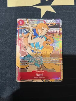 One Piece TCG Nami OP01-016 1st Anniversary Set NM - Image 1