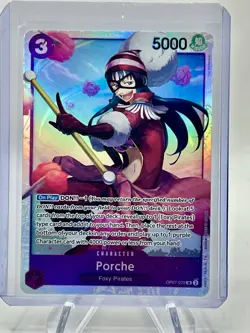 One Piece Card Game Porche OP07-072 SR 500 Years in the Future English NM FOIL - Image 1