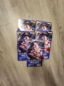 Lot of 5 The Azure Seas Seven One Piece CCG Booster Packs OP-14 New Sealed - Image 1