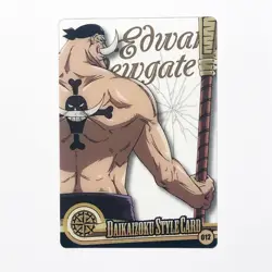 S0765 Edward Newgate Japanese One Piece Morinaga Wafer Clear Card - Image 1