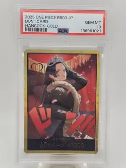 2025 One Piece JP EB03 Boa Hancock Gold Don!! PSA 10 - Image 1