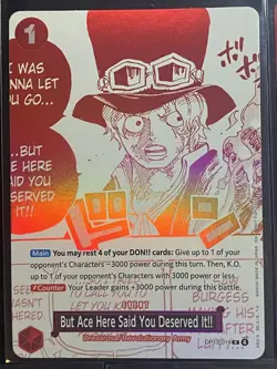 One Piece OP13 - 3rd Anniversary Treasure Campaign Promo Card Set (7 Cards) - Image 3