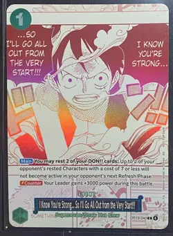 One Piece OP13 - 3rd Anniversary Treasure Campaign Promo Card Set (7 Cards) - Image 5