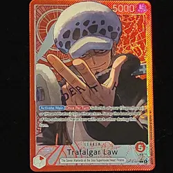 One Piece TCG OP14-001 Trafalgar Law Leader Alt Art AA Card Game CCG English - Image 1