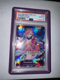 One Piece Vinsmoke Reiju OP06-069 SR Alternate Art English PSA 10 - Image 1