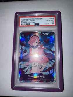 One Piece Vinsmoke Reiju OP06-069 SR Alternate Art English PSA 10 - Image 2