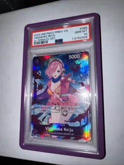 One Piece Vinsmoke Reiju OP06-069 SR Alternate Art English PSA 10 - Image 3