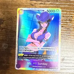 One Piece (Ms. All Sunday | Nico Robin) OP04-064 SR Rare Card English EN CCG - Image 1