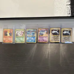 Japanese Neo Genesis 1999 Pokemon Card Vintage Rare lot of (6) - Image 1