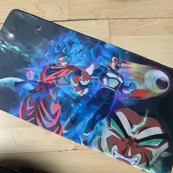 Vegeta And Goku Dbz Rubber Playmat Play Mat For Tcg Trading Card Dragonball Z - Image 1