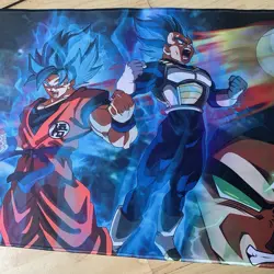 Vegeta And Goku Dbz Rubber Playmat Play Mat For Tcg Trading Card Dragonball Z - Image 3