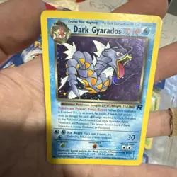 Pokemon Dark Gyarados Team Rocket Holo Rare 8/82 70 HP English TCG Card - Image 1