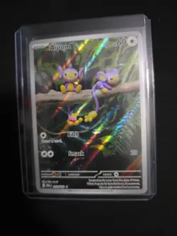 Pokemon TCG Aipom Paradox Rift 211/182 Holo Illustration Rare Card NM Condition - Image 1