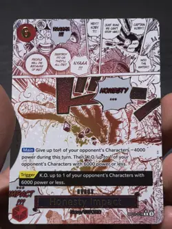 Honesty Impact English OP11-018 R Parallel a Fist of Divine Speed One Piece Card - Image 1