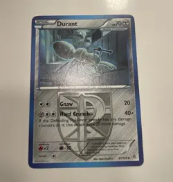 Durant 9/122 Reverse Holo Card XY BREAKpoint Pokemon TCG NM - Image 3