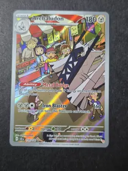 Pokemon TCG Archaludon Card 155/142 Scarlet & Violet Stellar Crown Illustration - Image 1