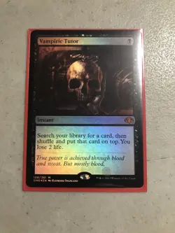 Vampiric Tutor Dominaria Remastered Foil Near Mint MTG - Image 1