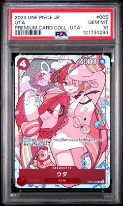 2023 ONE PIECE JP UTA OP01-005 R PSA 10 GEM MINT Premium Card Girls Edition - Image 1