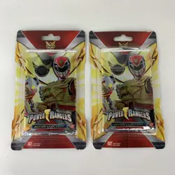 Lot Of 2 Power Rangers Action Card Game Universe of Hope Booster Packs New - Image 1