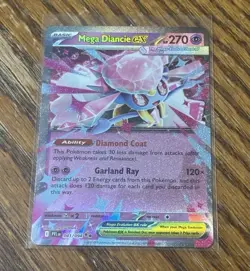 Pokemon TCG Mega-Diancie-EX 041/094 Double Rare Phantasmal Flames NM Card - Image 1