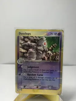 DUSCLOPS 4/100 EX Sandstorm holo rare Pokemon card VINTAGE - Image 1