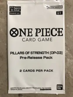 One Piece Card Game Pillars Of Strength Pre-Release Pack NEW/SEALED - Image 1