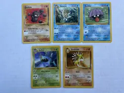 Vintage Pokemon Fossil Common/uncommon Lot of 21 Cards. NM-NP. WOTC - Image 5