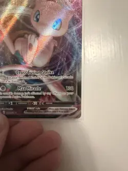 Pokemon TCG Mew VMAX 114/264 Fusion Strike Holo Card Raw - Image 3