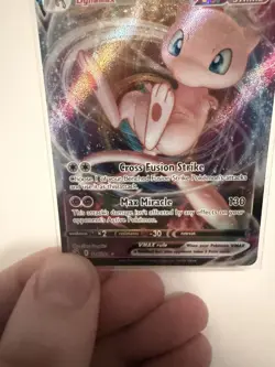 Pokemon TCG Mew VMAX 114/264 Fusion Strike Holo Card Raw - Image 5