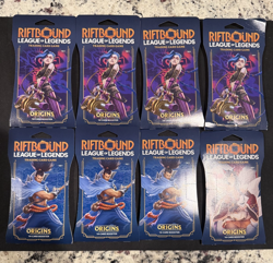 Riftbound Origins Trading Card Game Booster Sleeved Pack Lot of 8 - Image 1