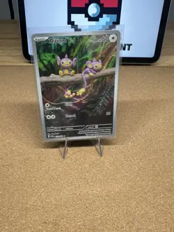 Pokemon TCG Aipom Paradox Rift 211/182 Holo Illustration Rare Card NM - Image 1