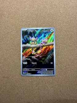 Pokemon TCG Aipom Paradox Rift 211/182 Holo Illustration Rare Card NM - Image 2