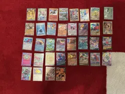 Pokemon TCG Full Art, EX, Holo Lot of 36 Holo Cards - Assorted Sets - Image 1