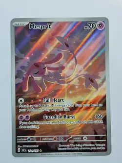 Pokemon TCG Mesprit Illustration Rare Holo Card 204/191 Sv08: Surging Sparks - Image 1